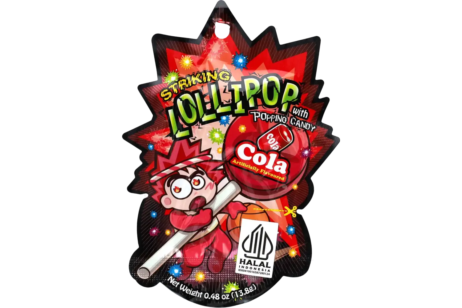 Striking - Lollipop Popping Candy Cola Strip 13.8g