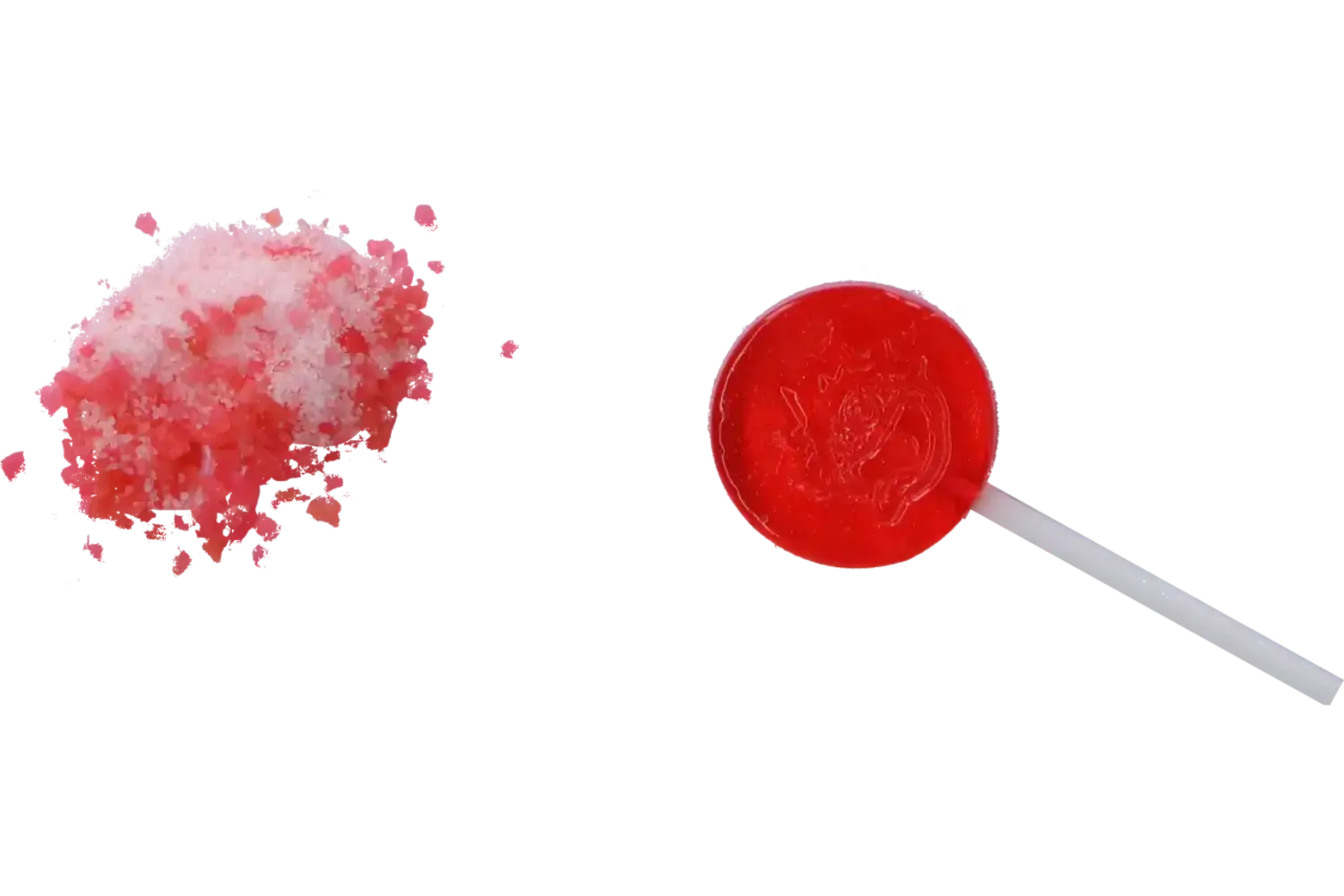 Striking - Lollipop Popping Candy Strawberry Strip 13.8g