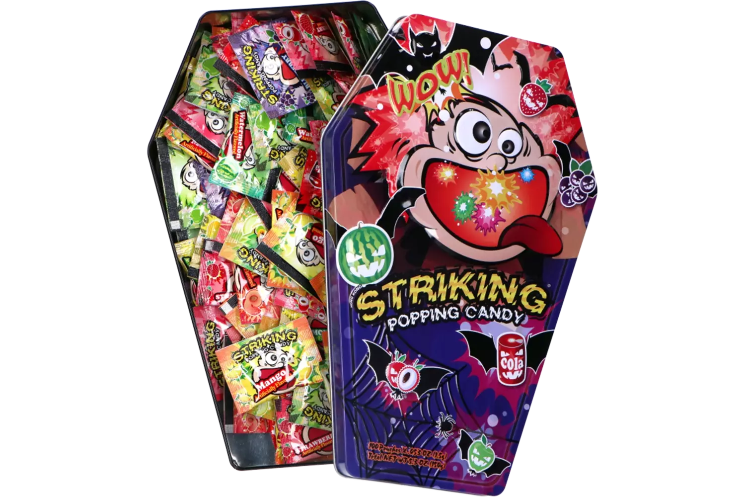 Striking - Popping Candy Halloween Box Assortment 100x1.5g