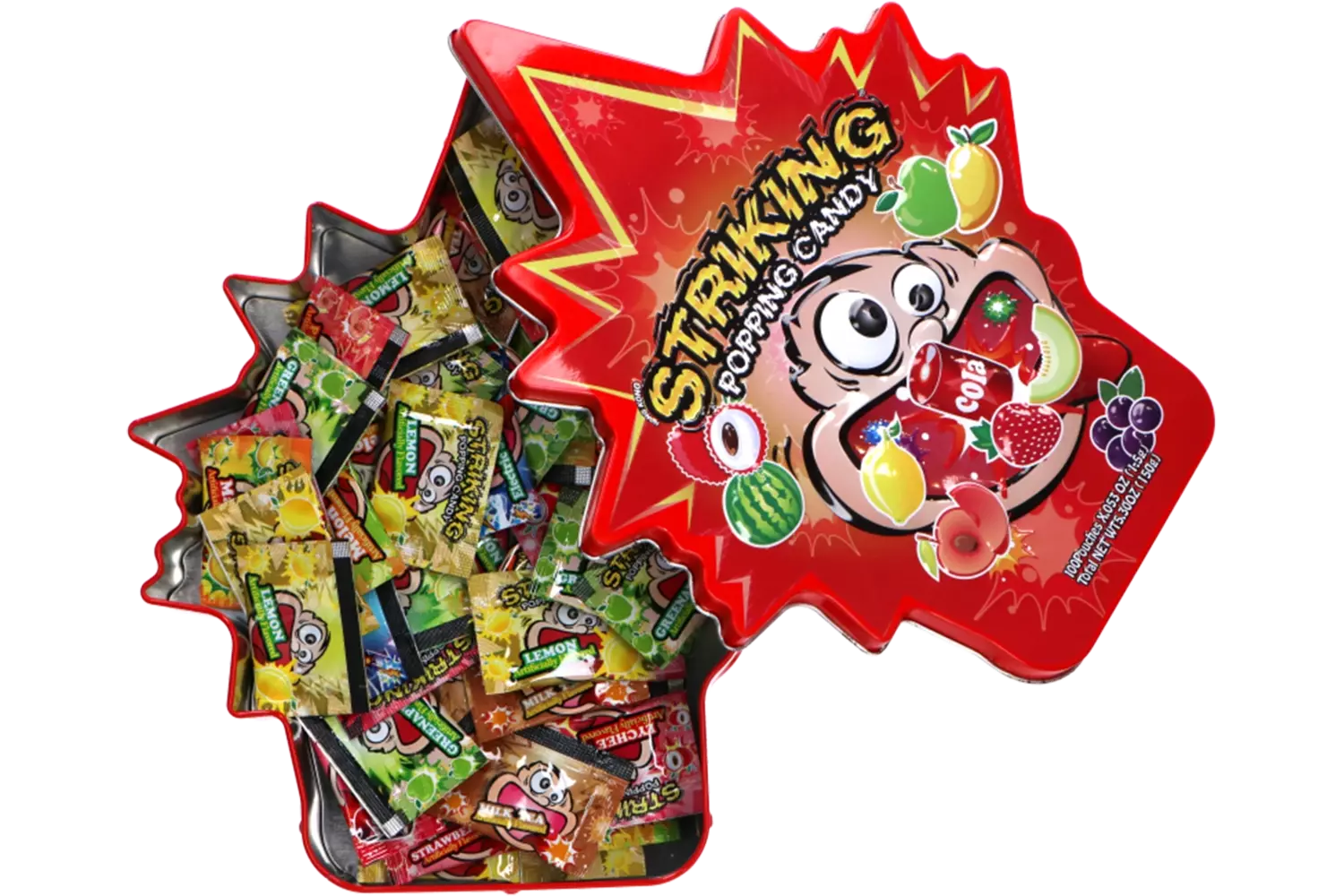 Striking - Popping Candy Seasonal Gift Box Assortment 100x1.5g