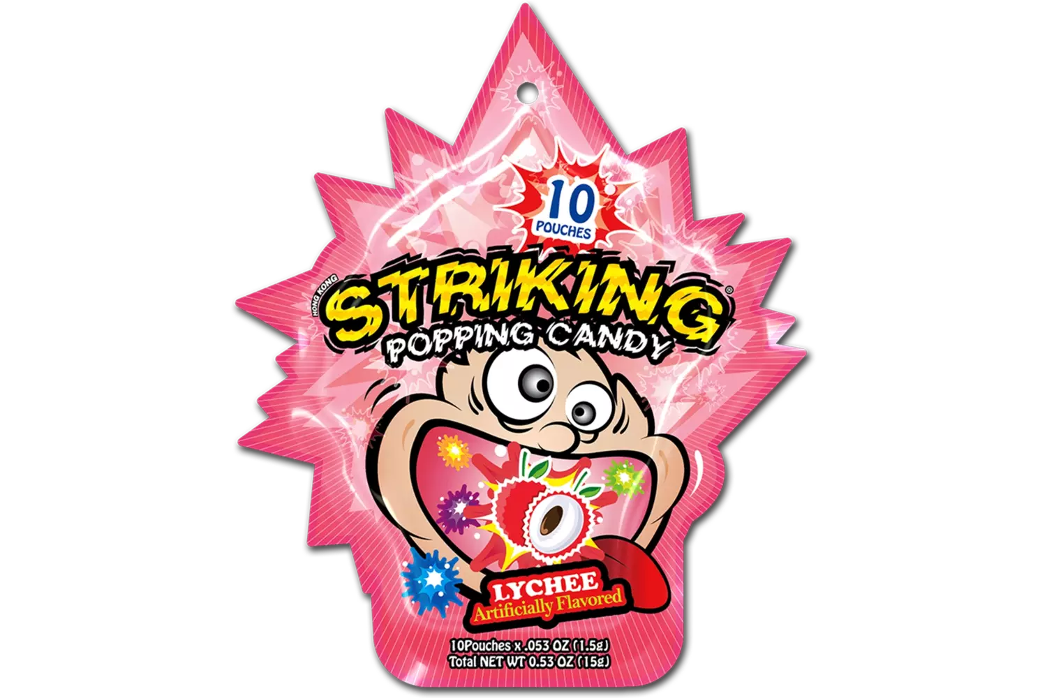 Striking - Popping Candy Lychee Strip 15g