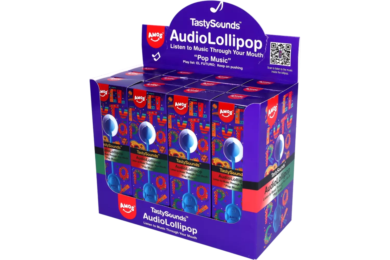 Tasty Sounds - Music Lollipop Cola El Futuro 12x12g