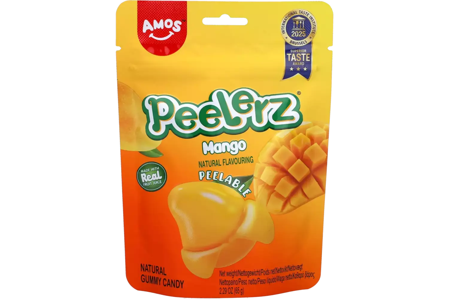Amos - Peelerz Gummy Mango 65g