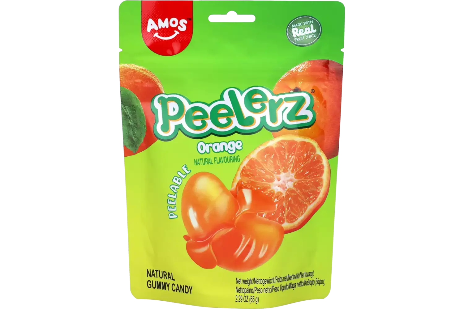 Amos - Peelerz Gummy Orange 65g