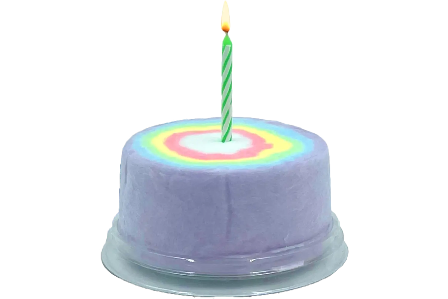 Yum'z Bites - Birthday Cotton Candy Cake with Candle 24x20g