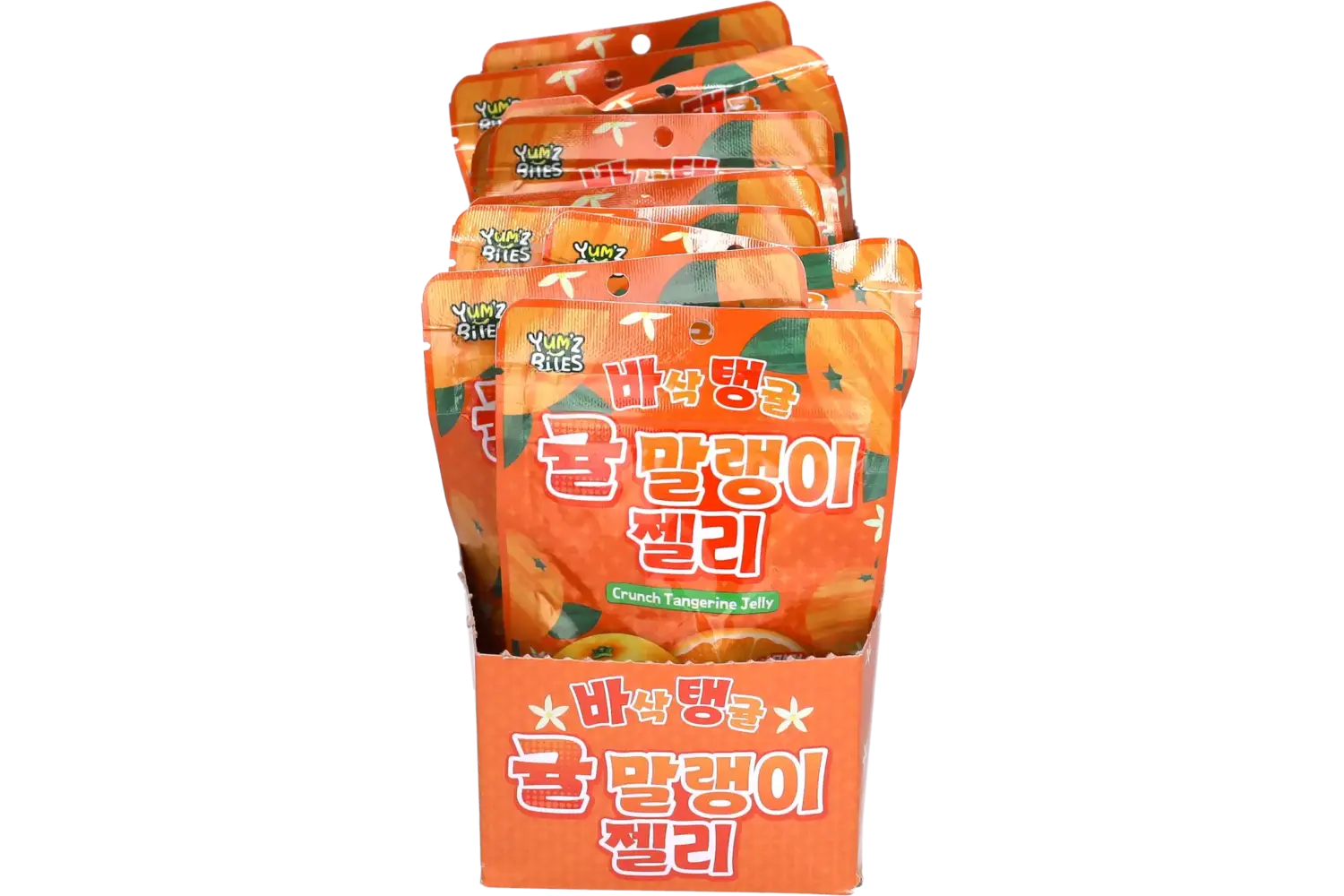 Yum'z Bites - Crunch Tangerine Jelly 10x40g