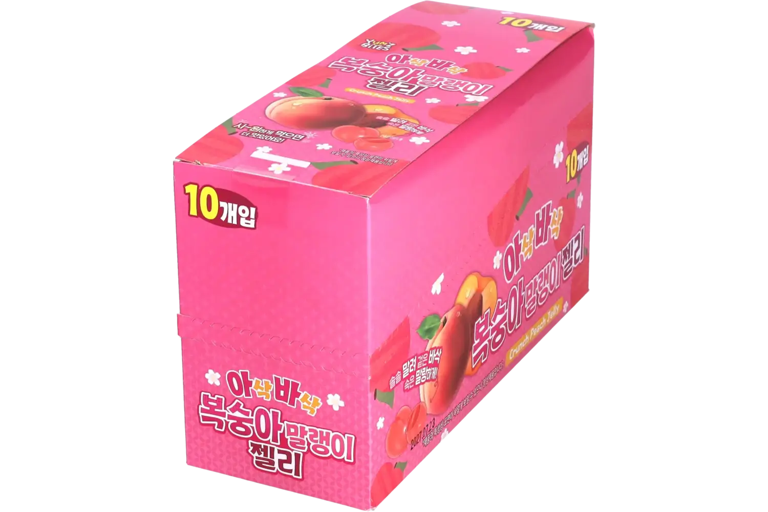 Yum'z Bites - Crunch Peach Jelly 10x40g
