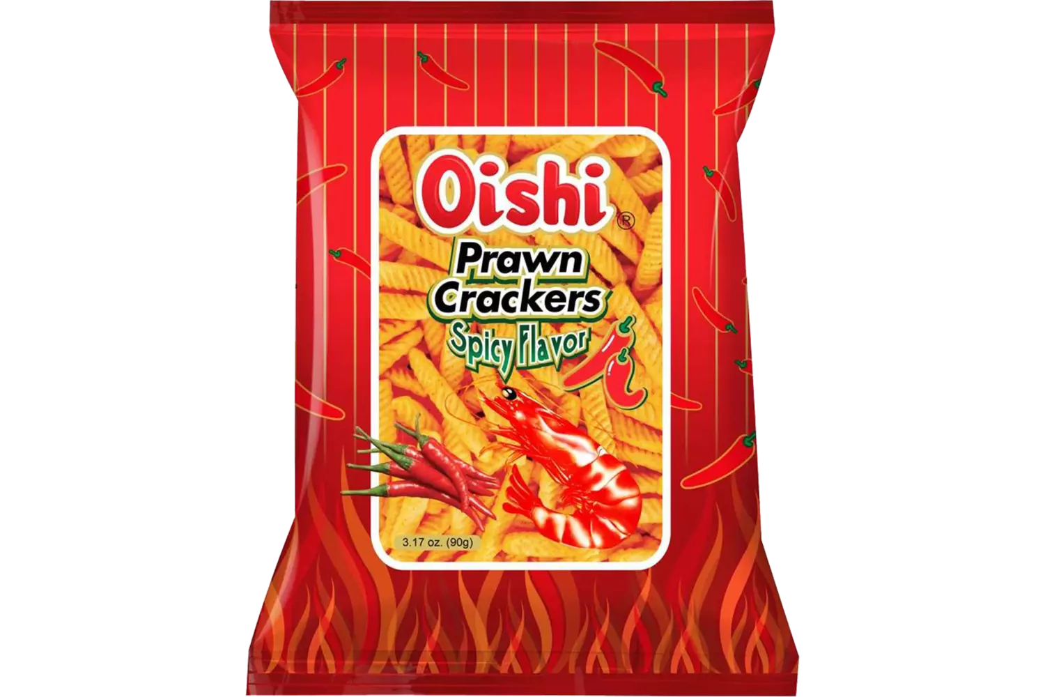 Oishi - Prawn Crackers Spicy 60g