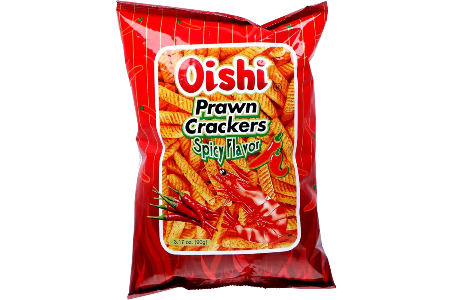 Oishi - Prawn Crackers Spicy 90g