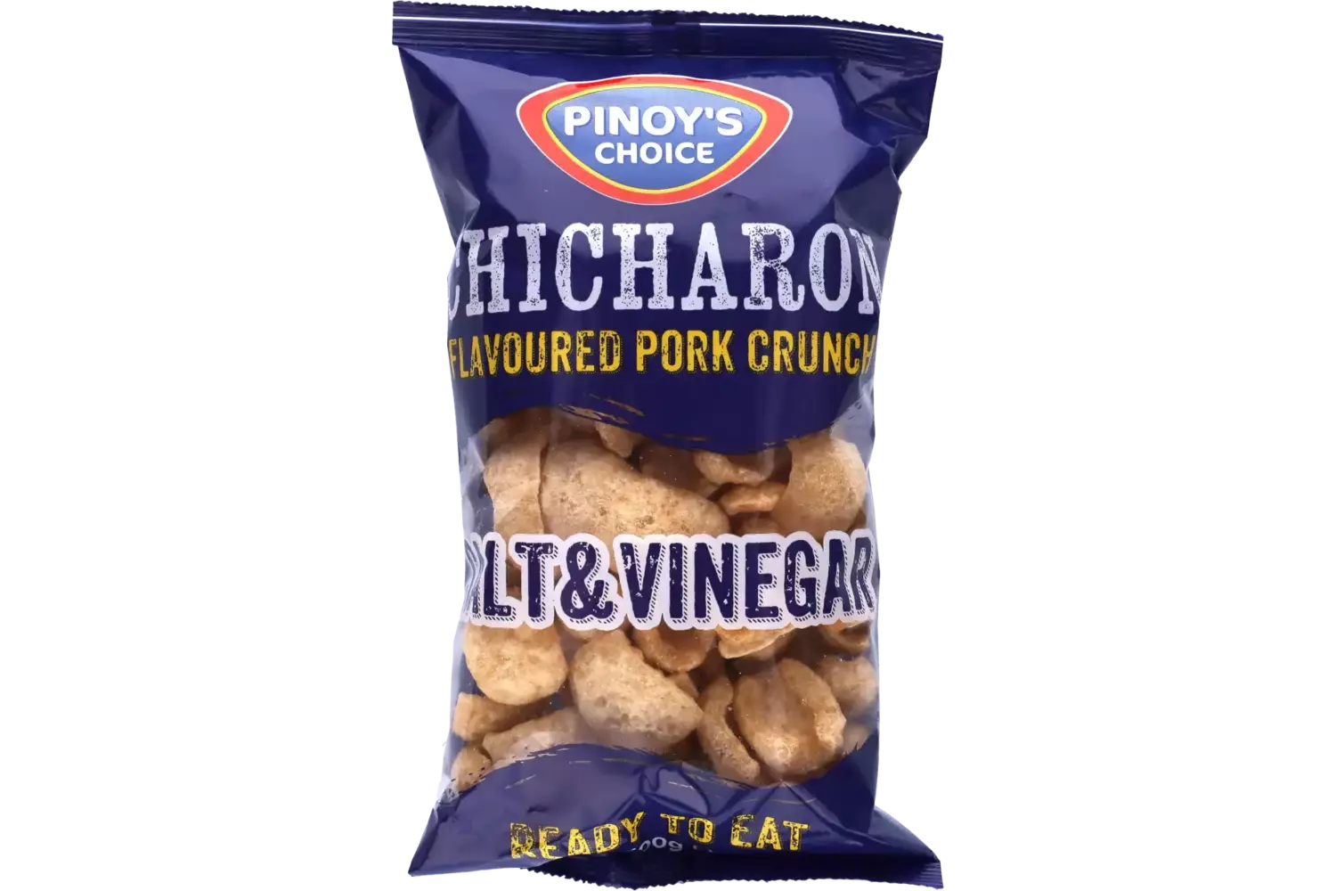 Pinoy's Choice - Chicharon Pork Crunch Salt & Vinegar 100g