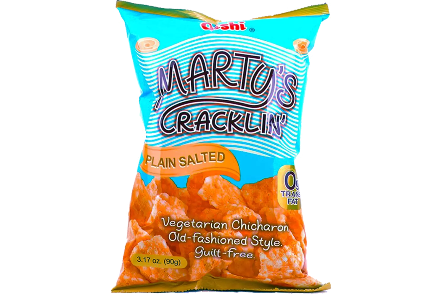 Oishi - Marty's Crackling Chicharron Plain Salted 90g