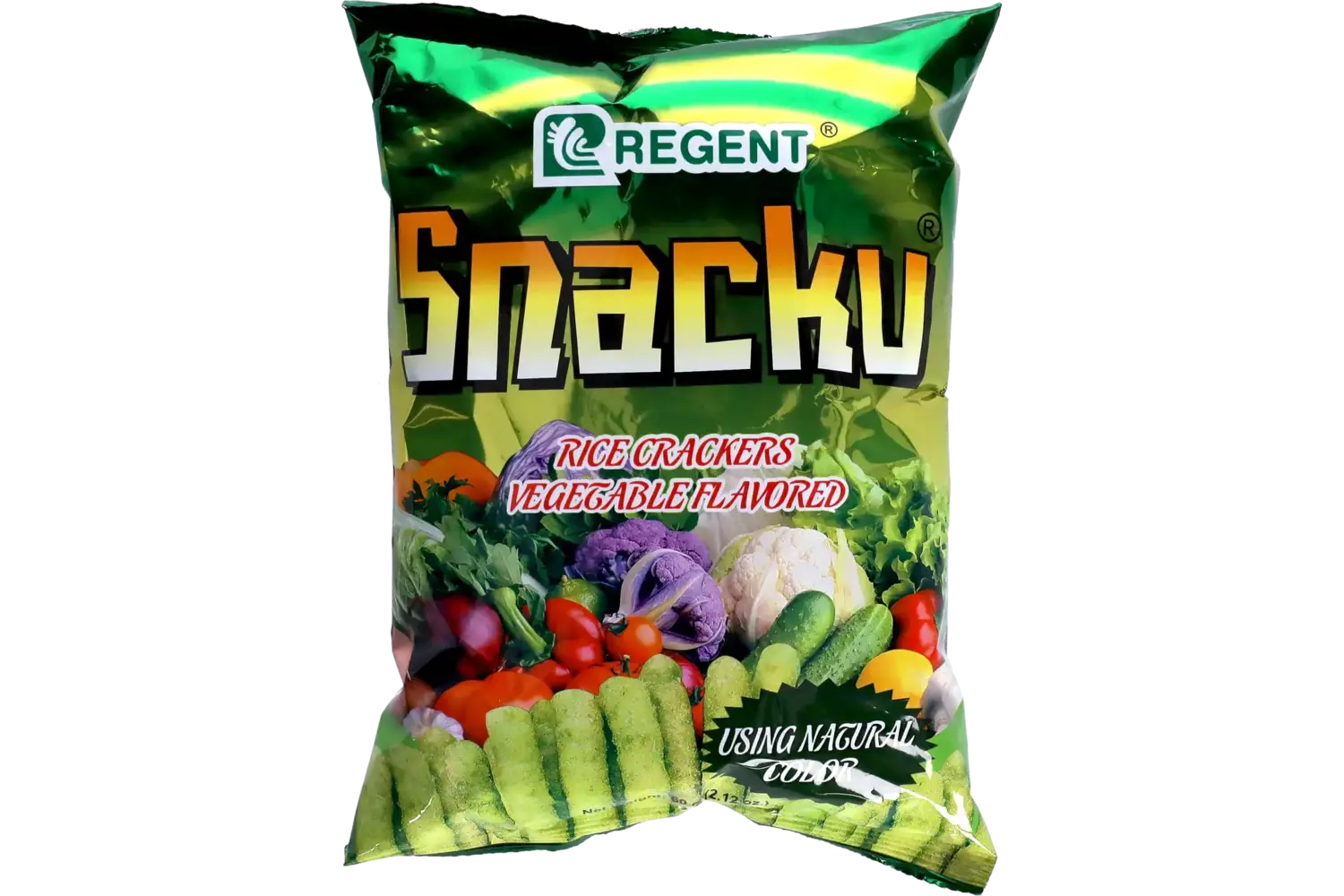 Regent - Snacku Rice Cracker Vegetable 60g