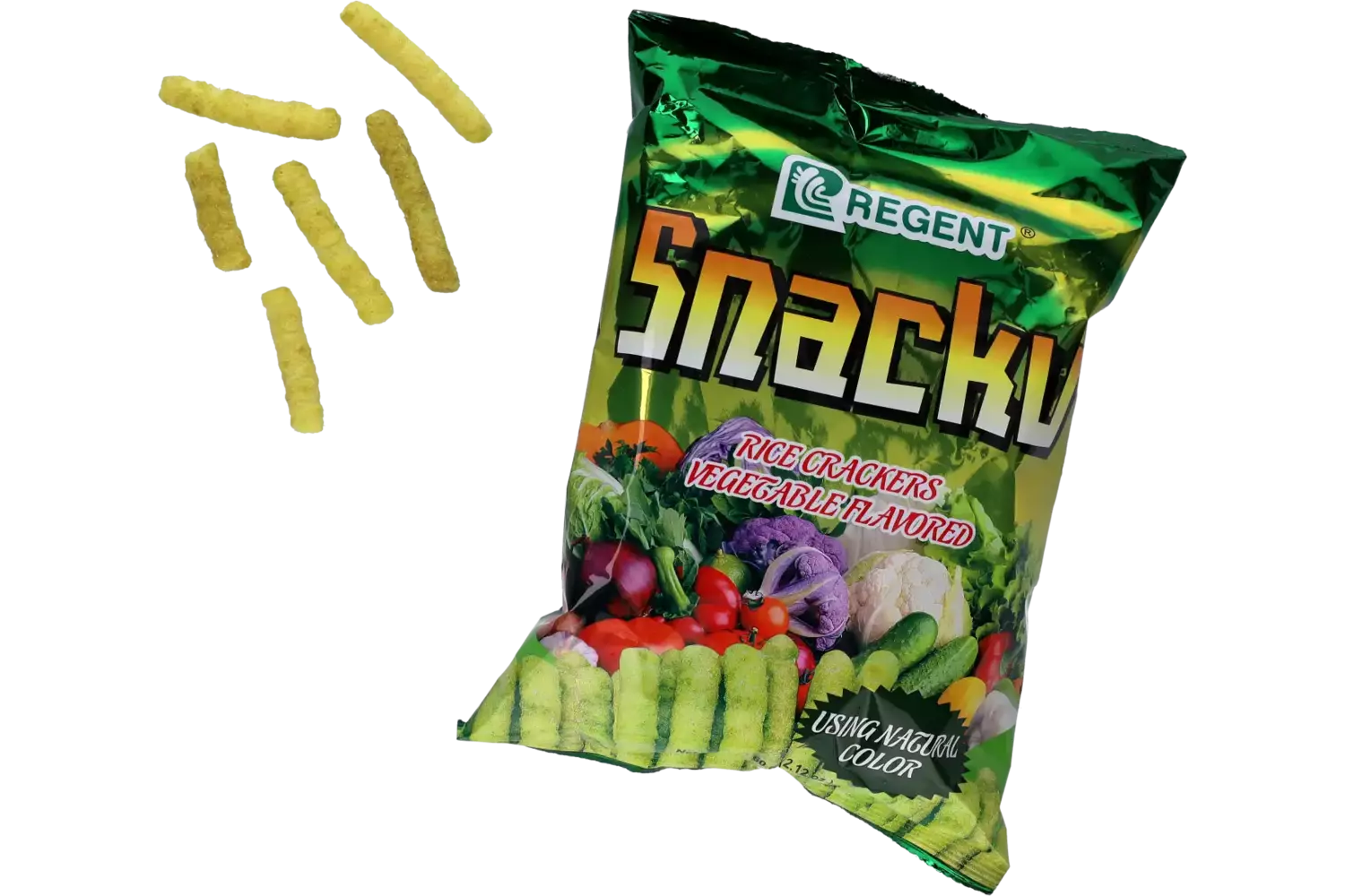 Regent - Snacku Rice Cracker Vegetable 60g