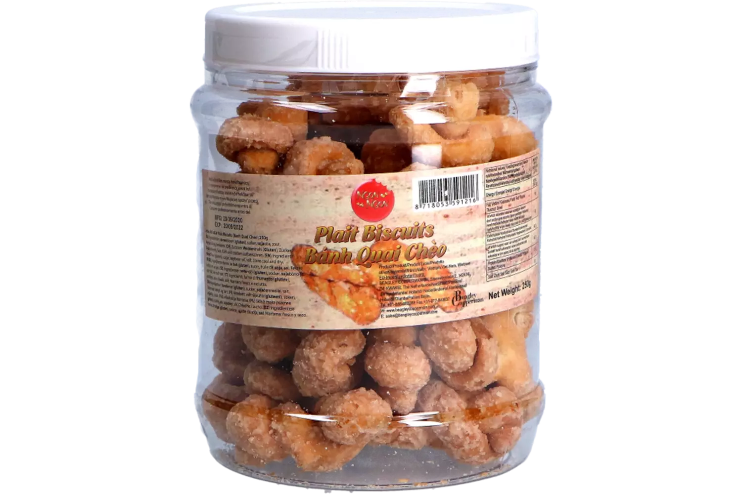 Ngon Ngon - Plait Biscuits Banh Quai Cheo 250g
