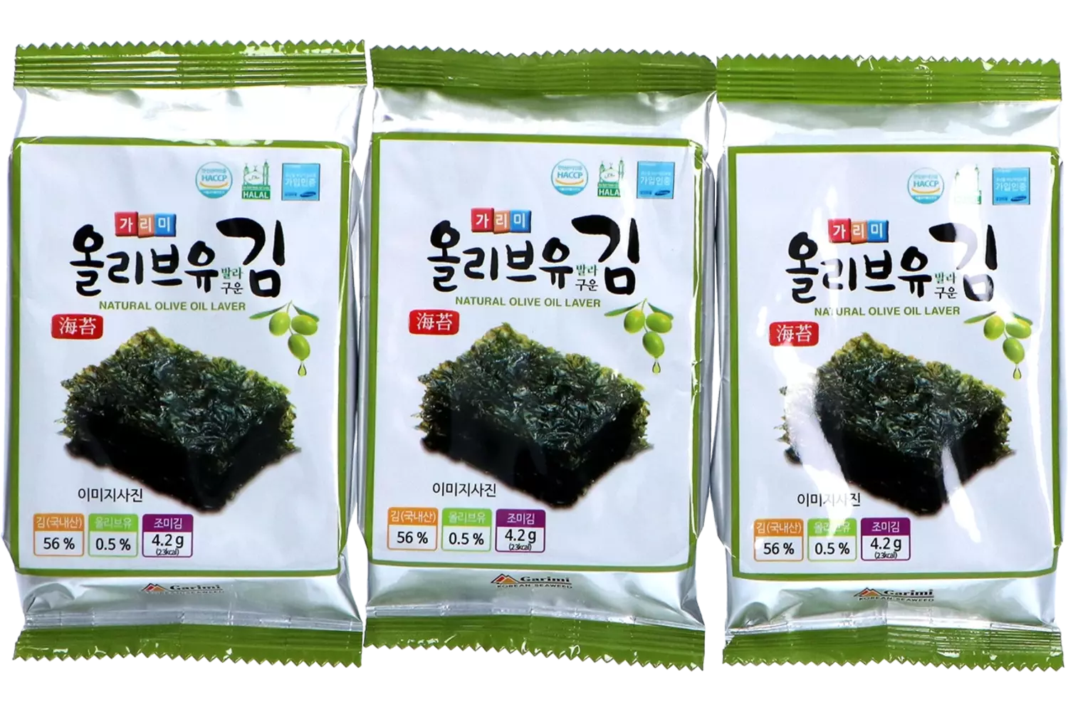Garimi - Olive Oil Seaweed Snack 4.2g