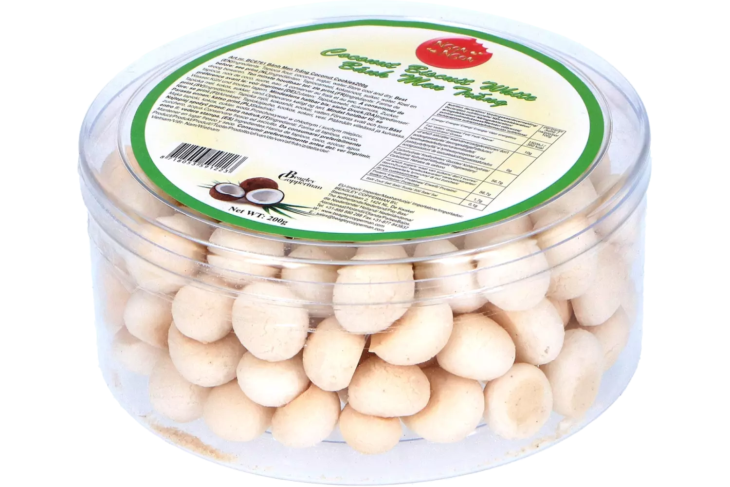 Ngon Ngon - Coconut Biscuit White 200g