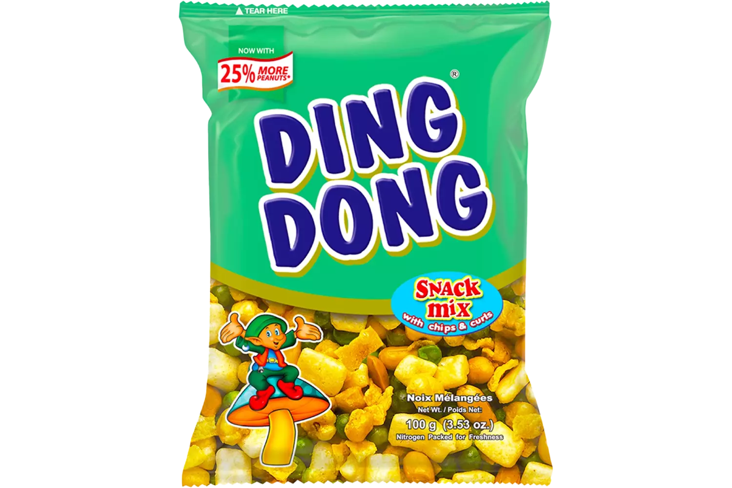 Ding Dong - Super Mix Chips & Curls 100g