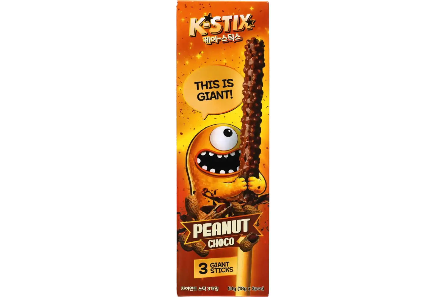 K-STIX - Peanut Choco Sticks 3x18g