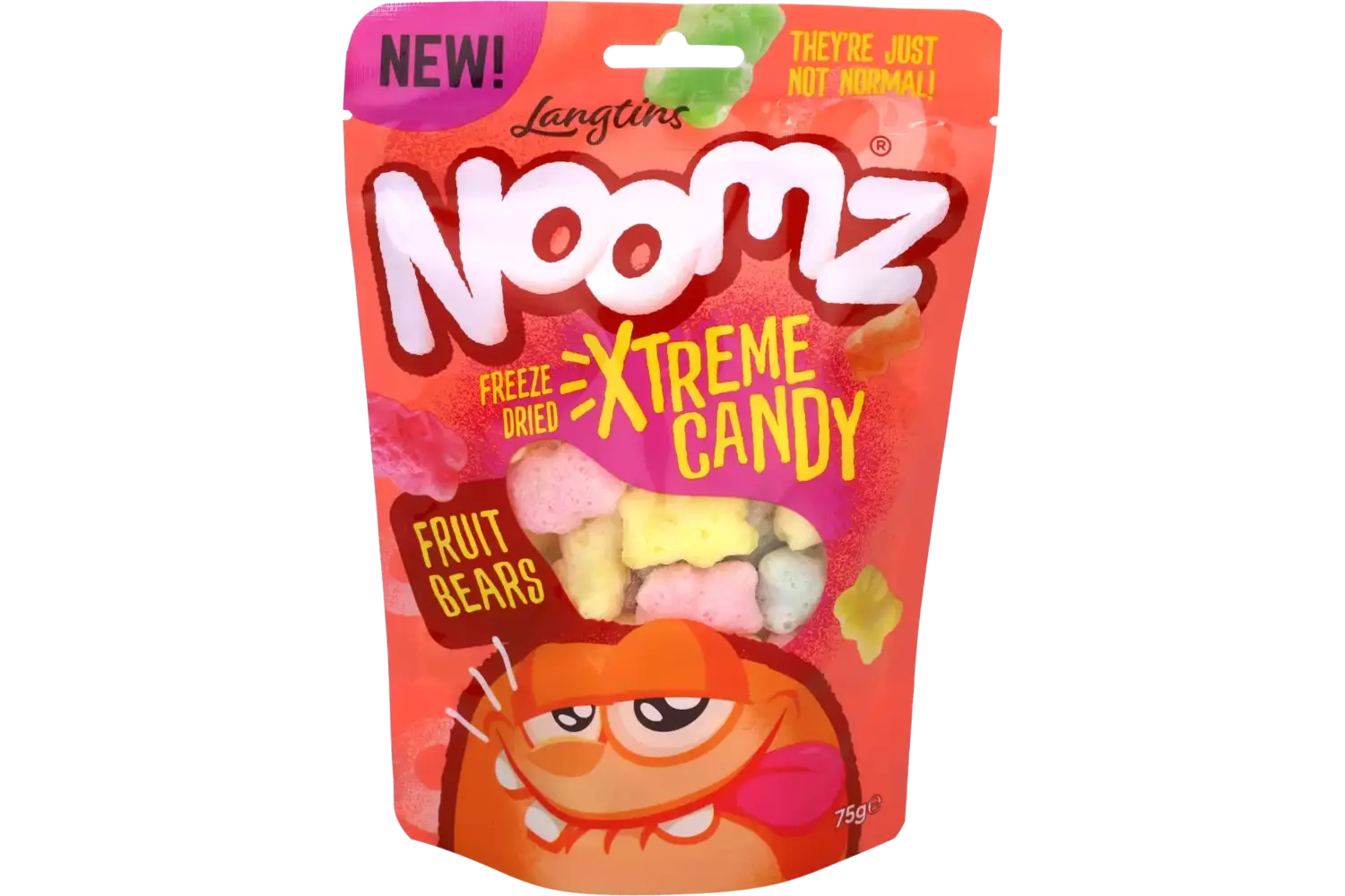 Noomz - Freeze Dried Sweets Fruit Bears 75g