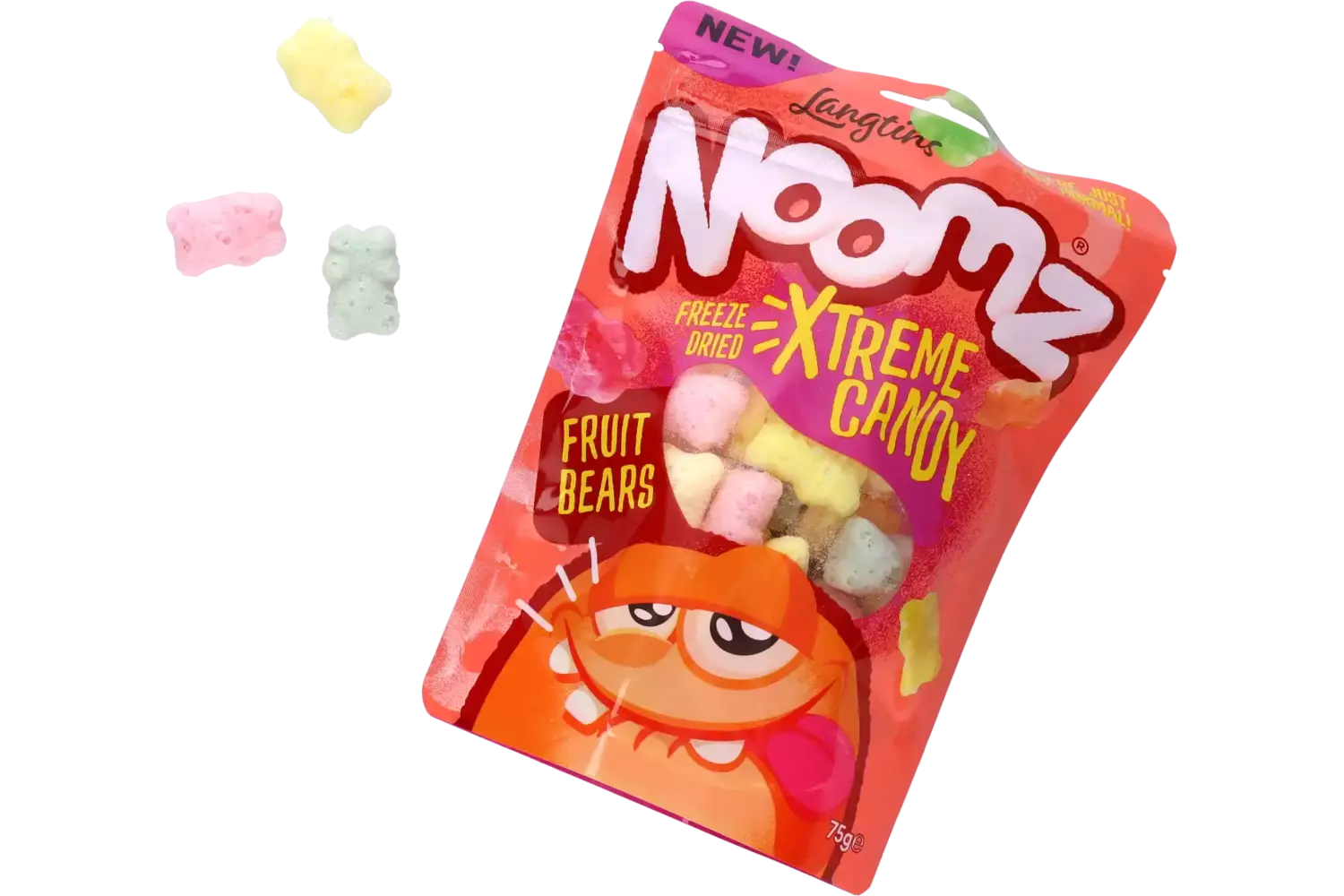 Noomz - Freeze Dried Sweets Fruit Bears 75g