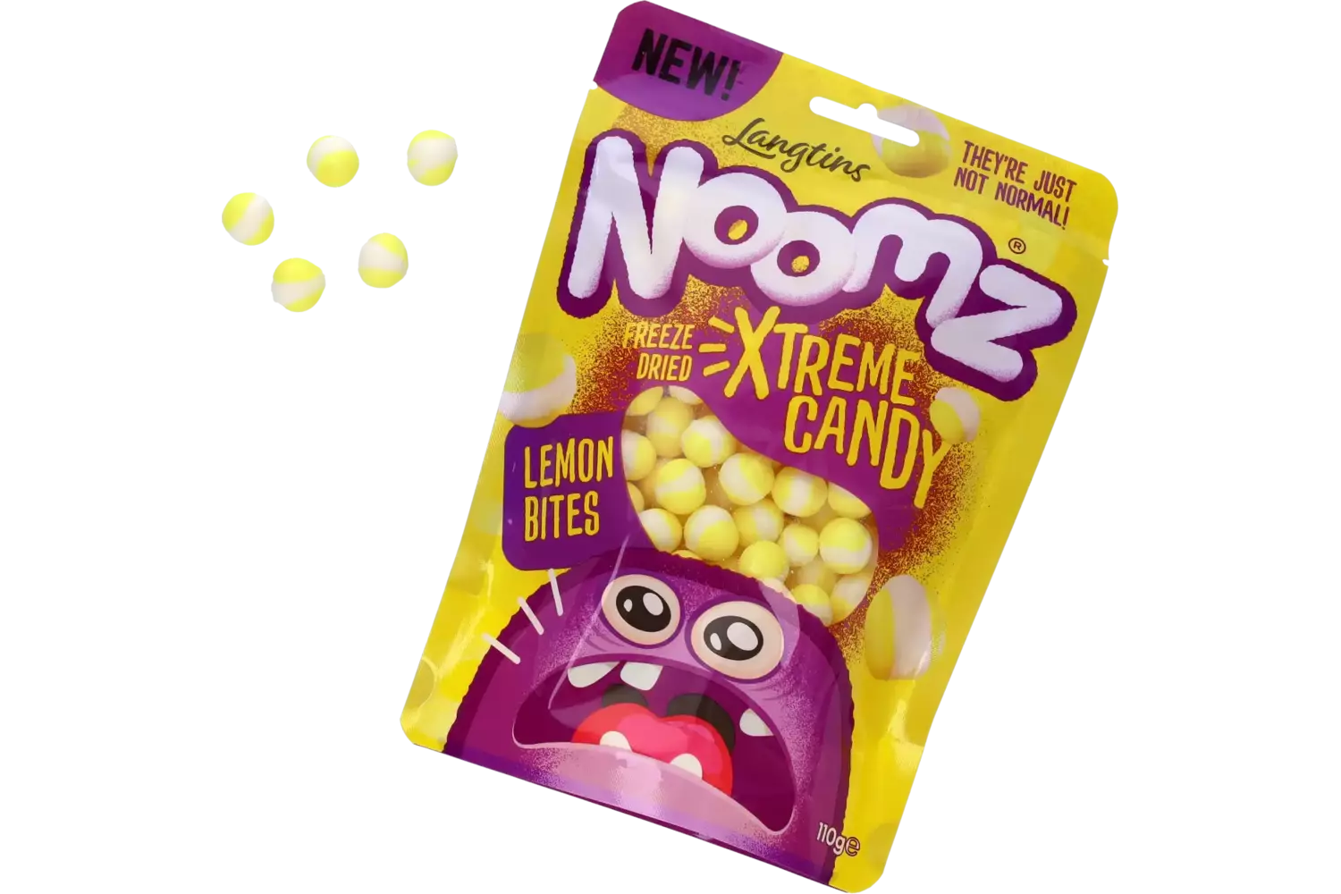 Noomz - Freeze Dried Sweets Lemon Bites 110g