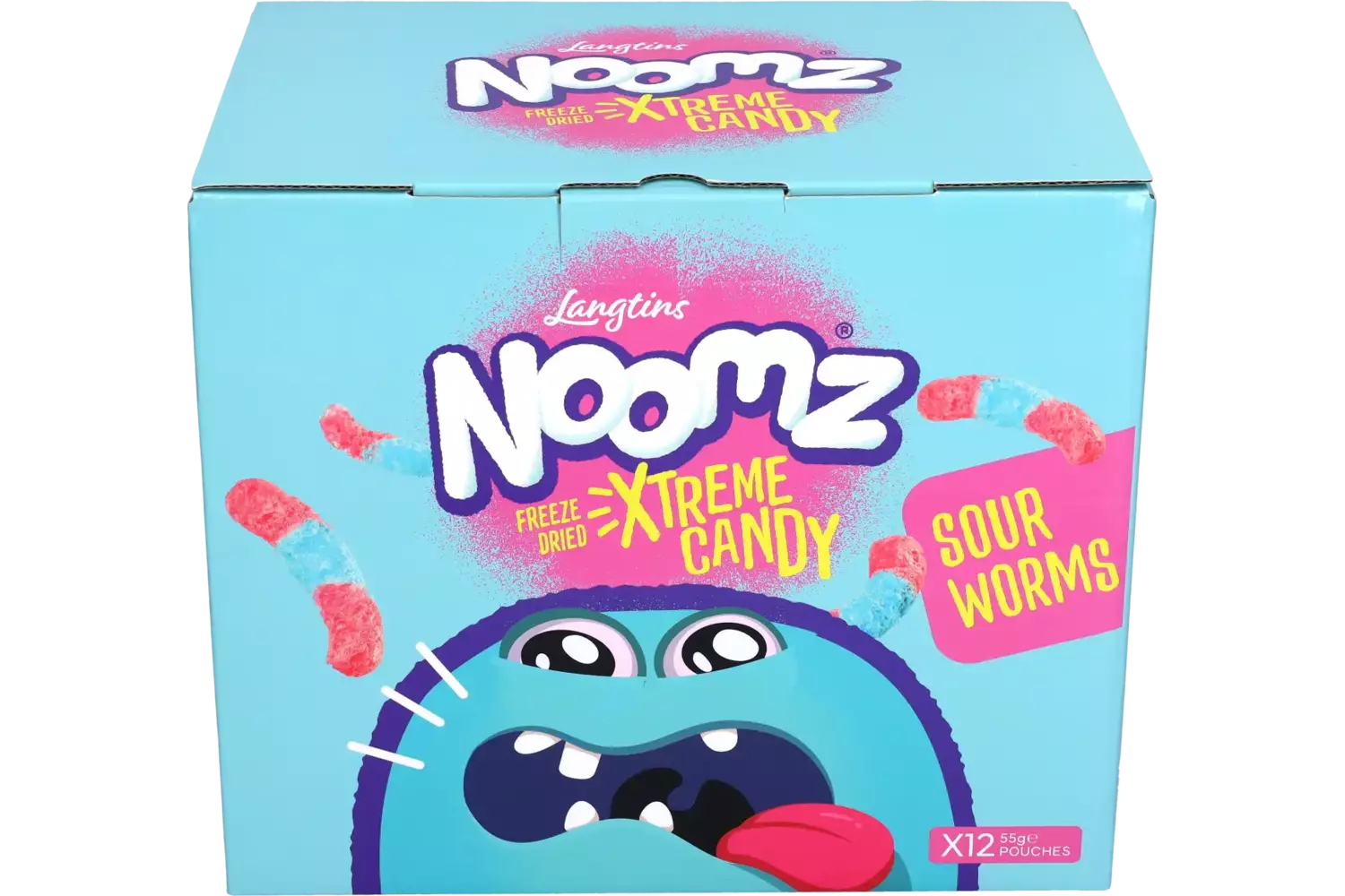 Noomz - Freeze Dried Sweets Sour Worms 55g