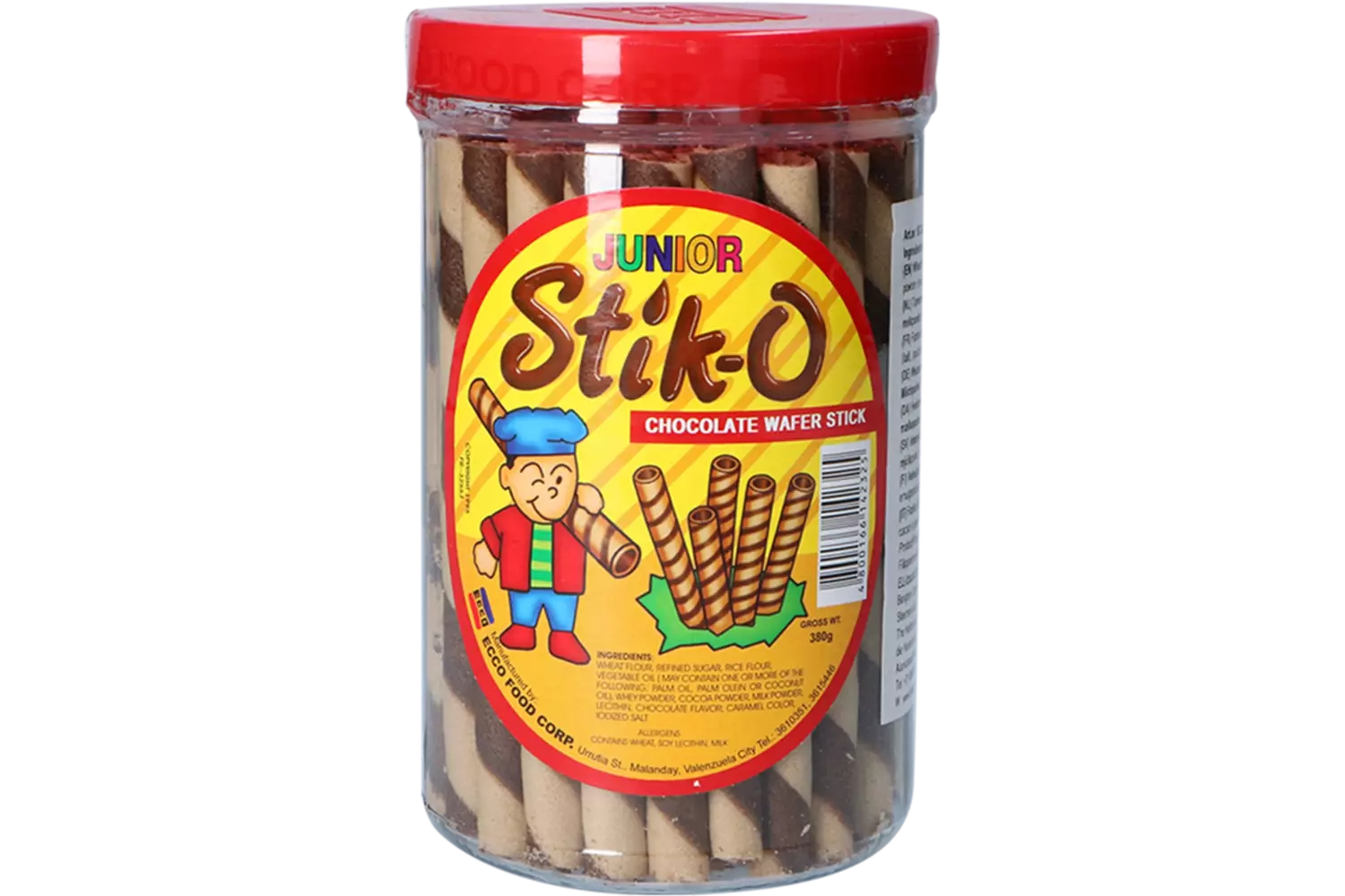 Stik-O - Wafer Sticks Chocolate 380g