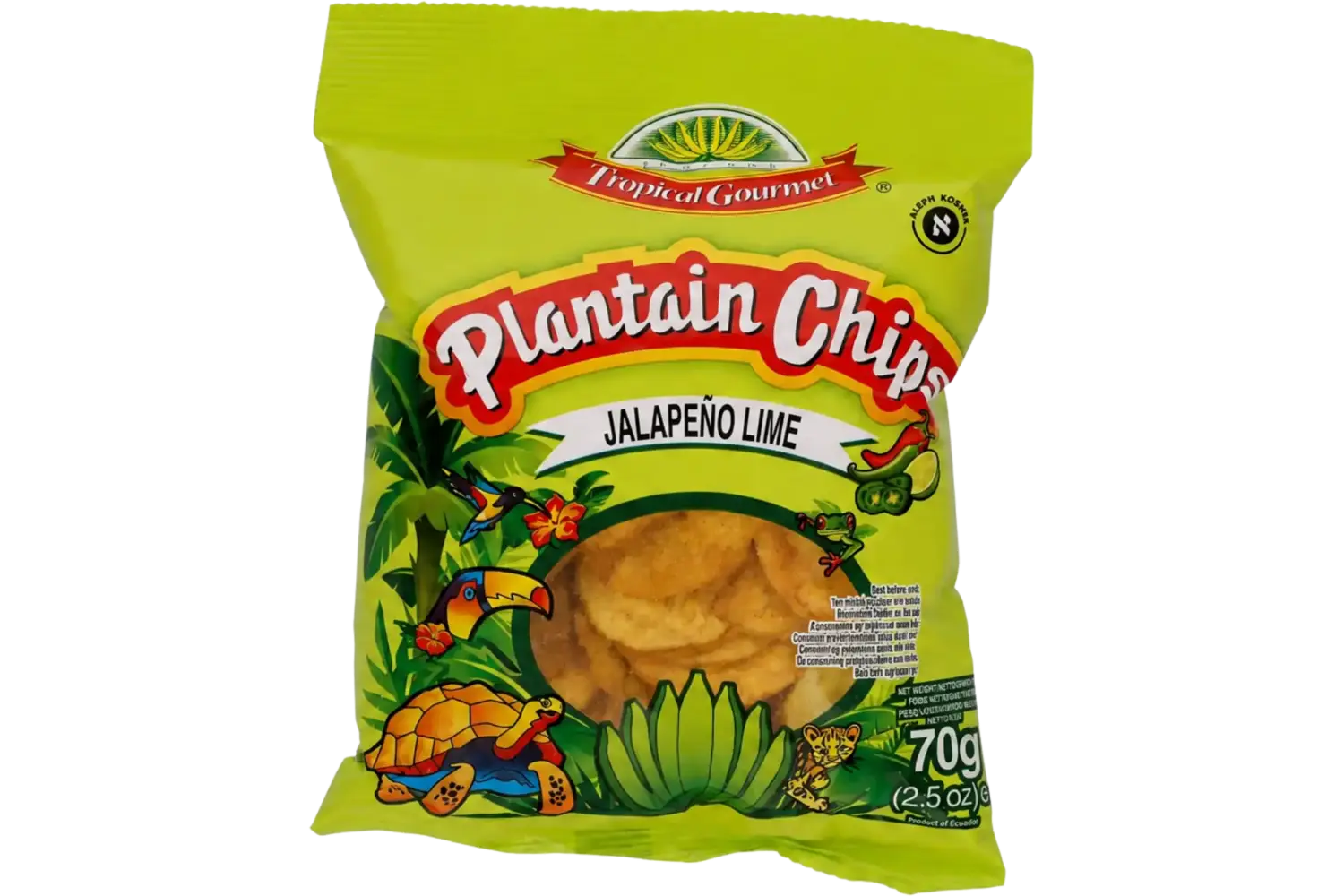 Tropical Gourmet - Plantain Chips Jalapeño Lime 70g