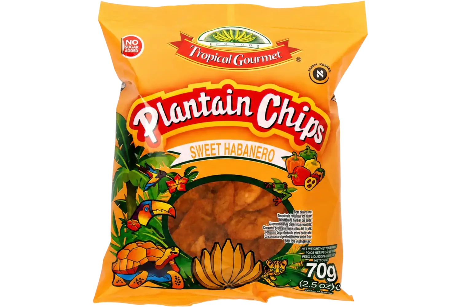 Tropical Gourmet - Plantain Chips Sweet Habanero 70g