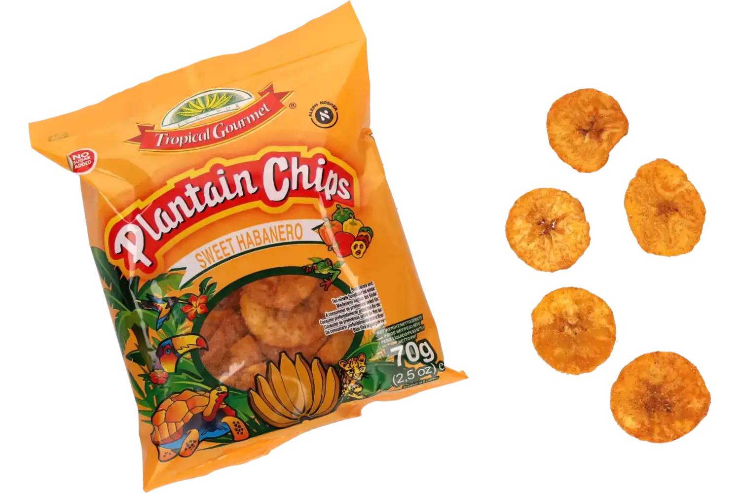 Tropical Gourmet - Plantain Chips Sweet Habanero 70g