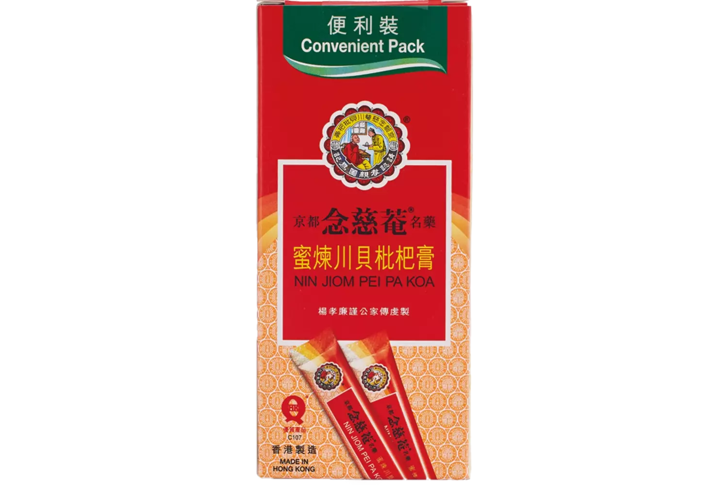 Nin Jiom - Pei Pa Koa Convenient Pack Sachet 10x15ml