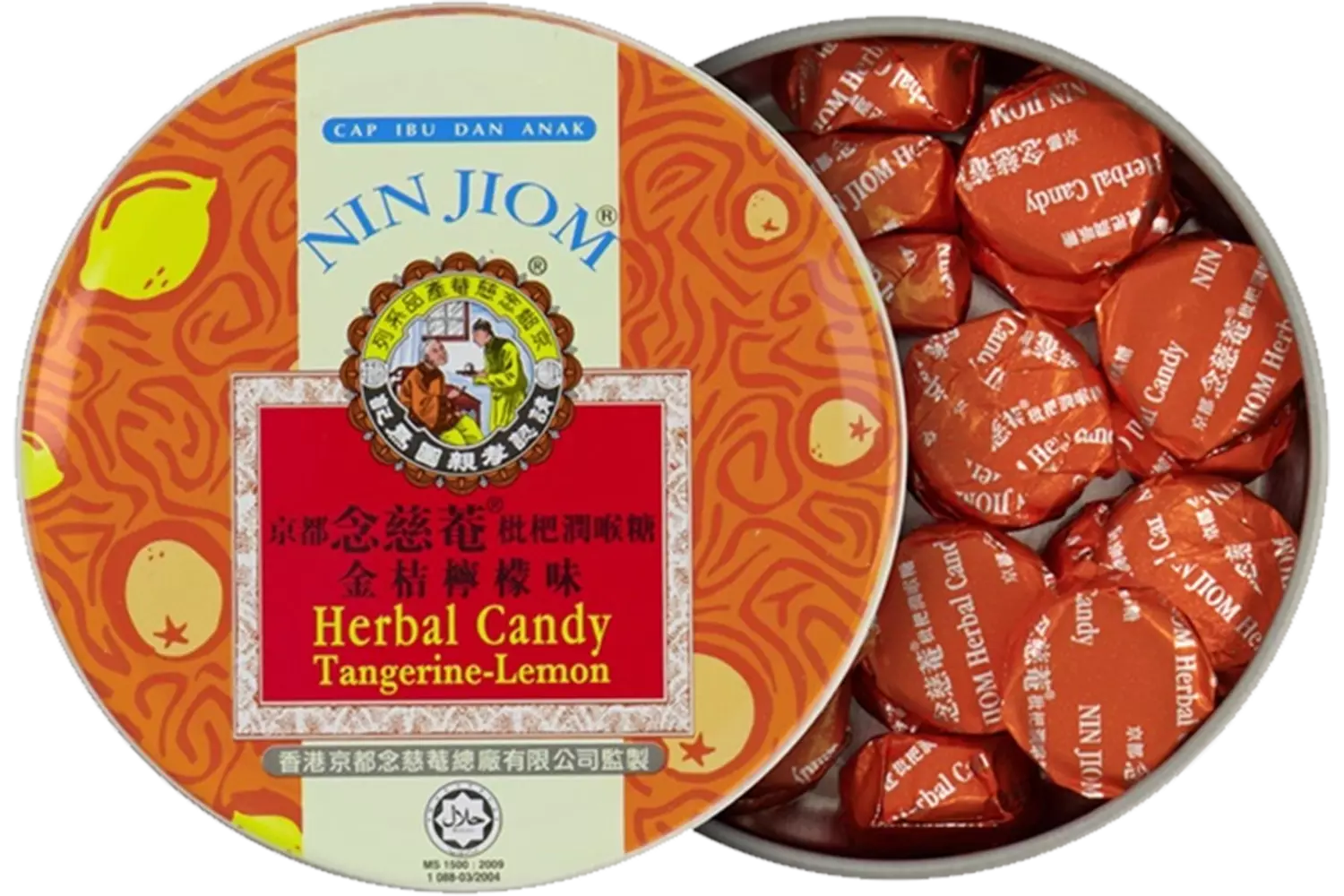 Nin Jiom - Herbal Candy Tangerine Lemon Pei Pa Kao