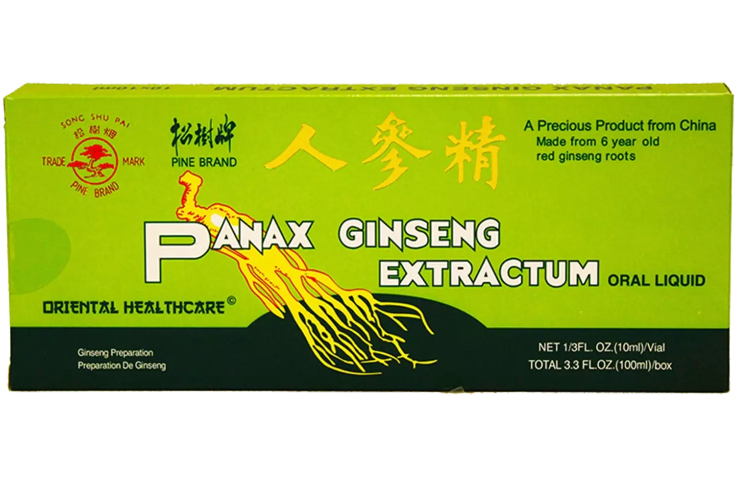 Pine - Red Panax Ginseng Extractum 10x10cc