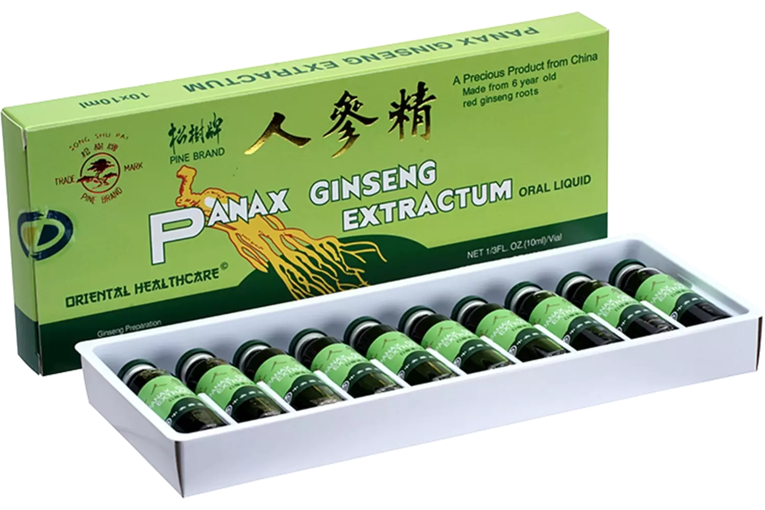 Pine - Red Panax Ginseng Extractum 10x10cc
