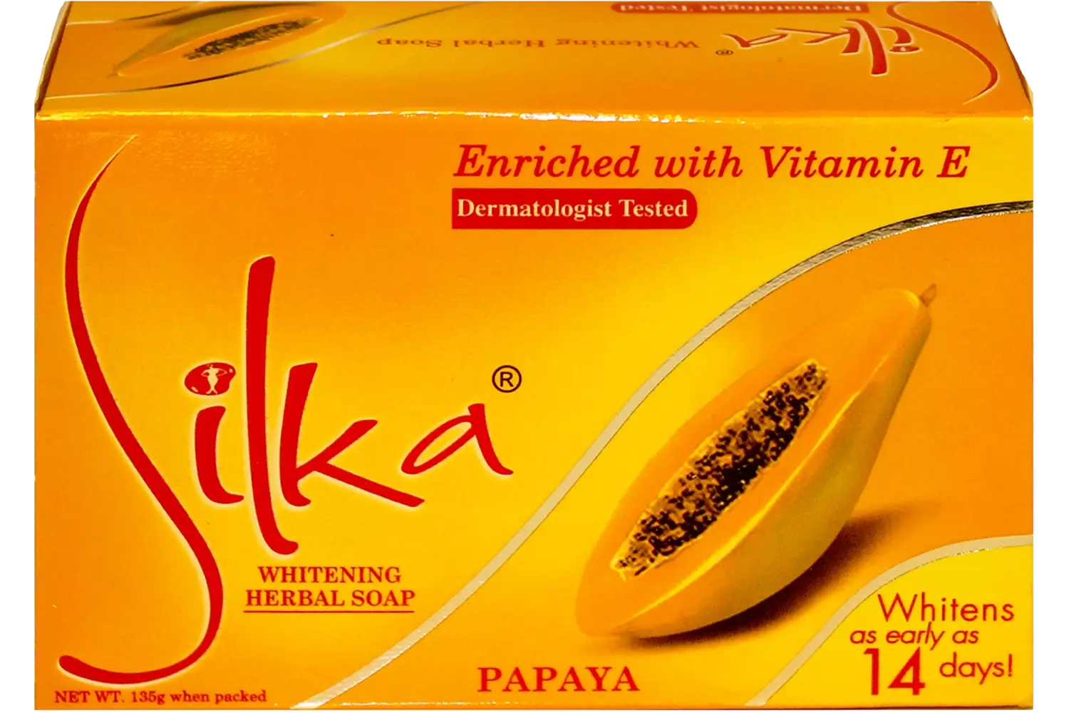 Silka - Herbal Soap Orange Papaya 135g