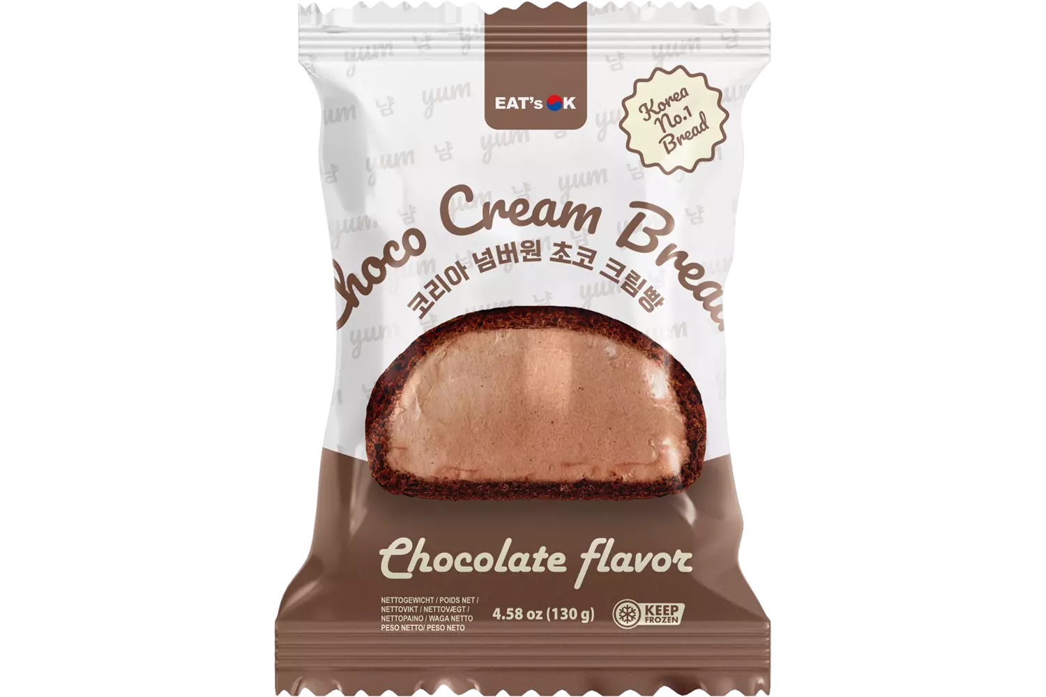 Eat's OK - Frozen Cream Bread Chocolate 130g