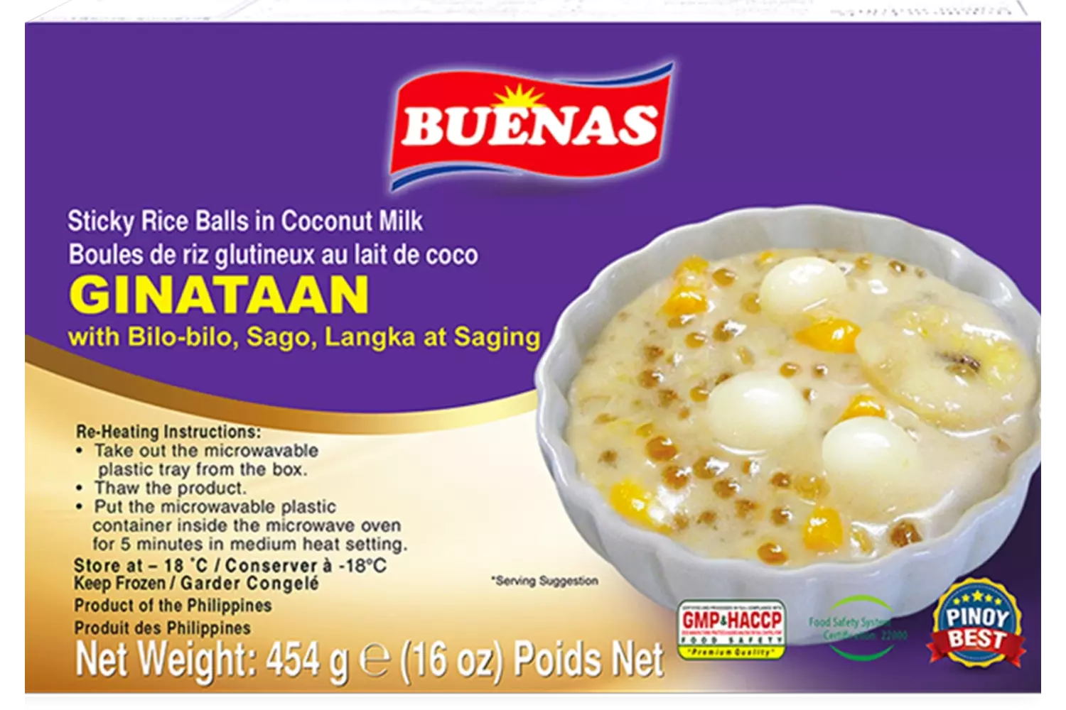 Buenas - Ginataang Bilo Bilo 454g