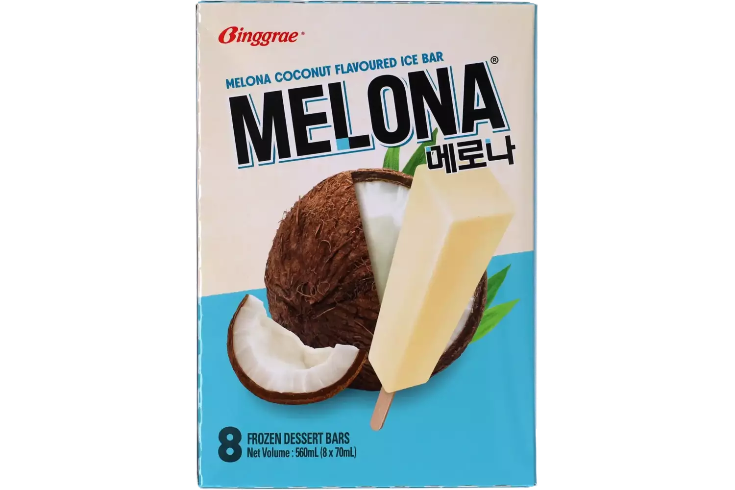 Melona - Ice Bar Coconut 8x70ml