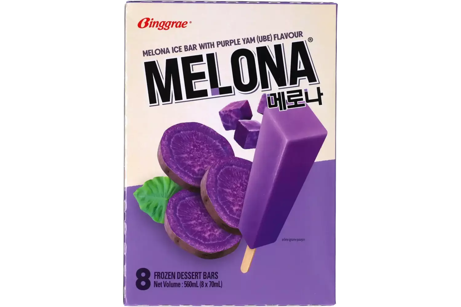 Melona - Ice Bar Ube 8x70ml