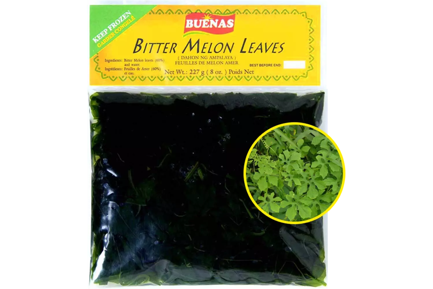 Buenas - Bittermelon Leaves Ampalaya 227g