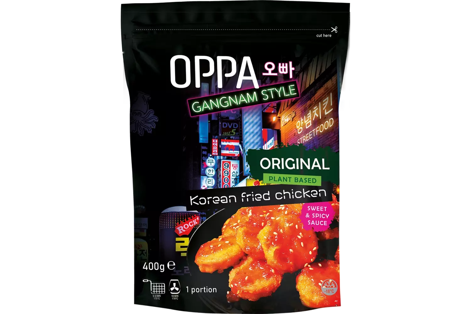 OPPA - Korean Fried Chicken Original Ovo-Vegetarian 400g
