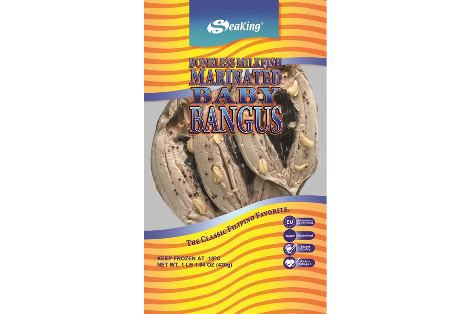 Seaking - Boneless Baby Milkfish Bangus Marinated 420g