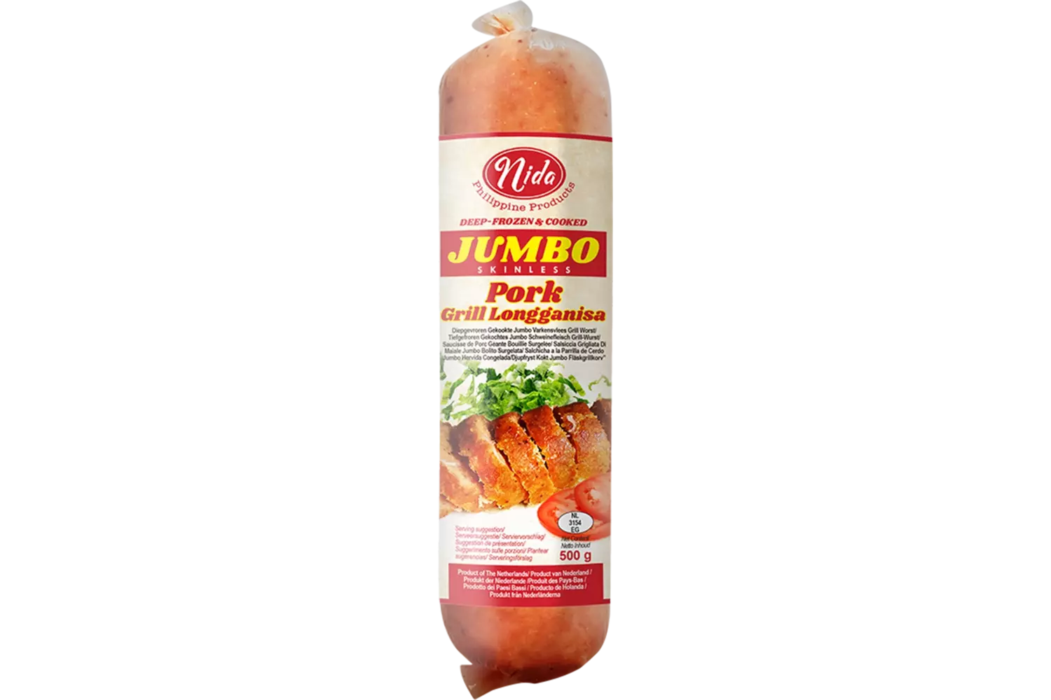 Nida - Longganise Pork Jumbo Grill 500g