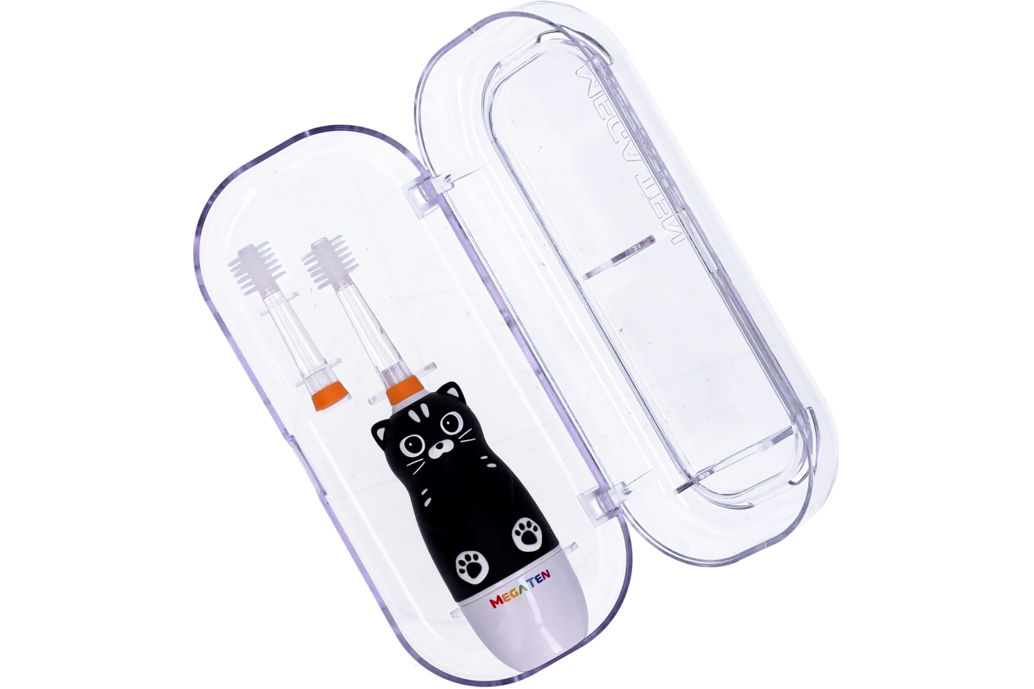 Mega Ten - 360° Toothbrush Black Cat