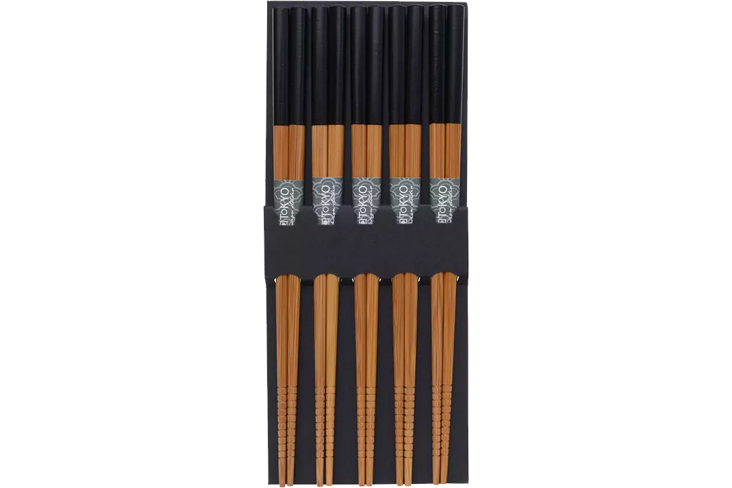 Tokyo Design Studio - Chopsticks Bamboo Black 5 pair