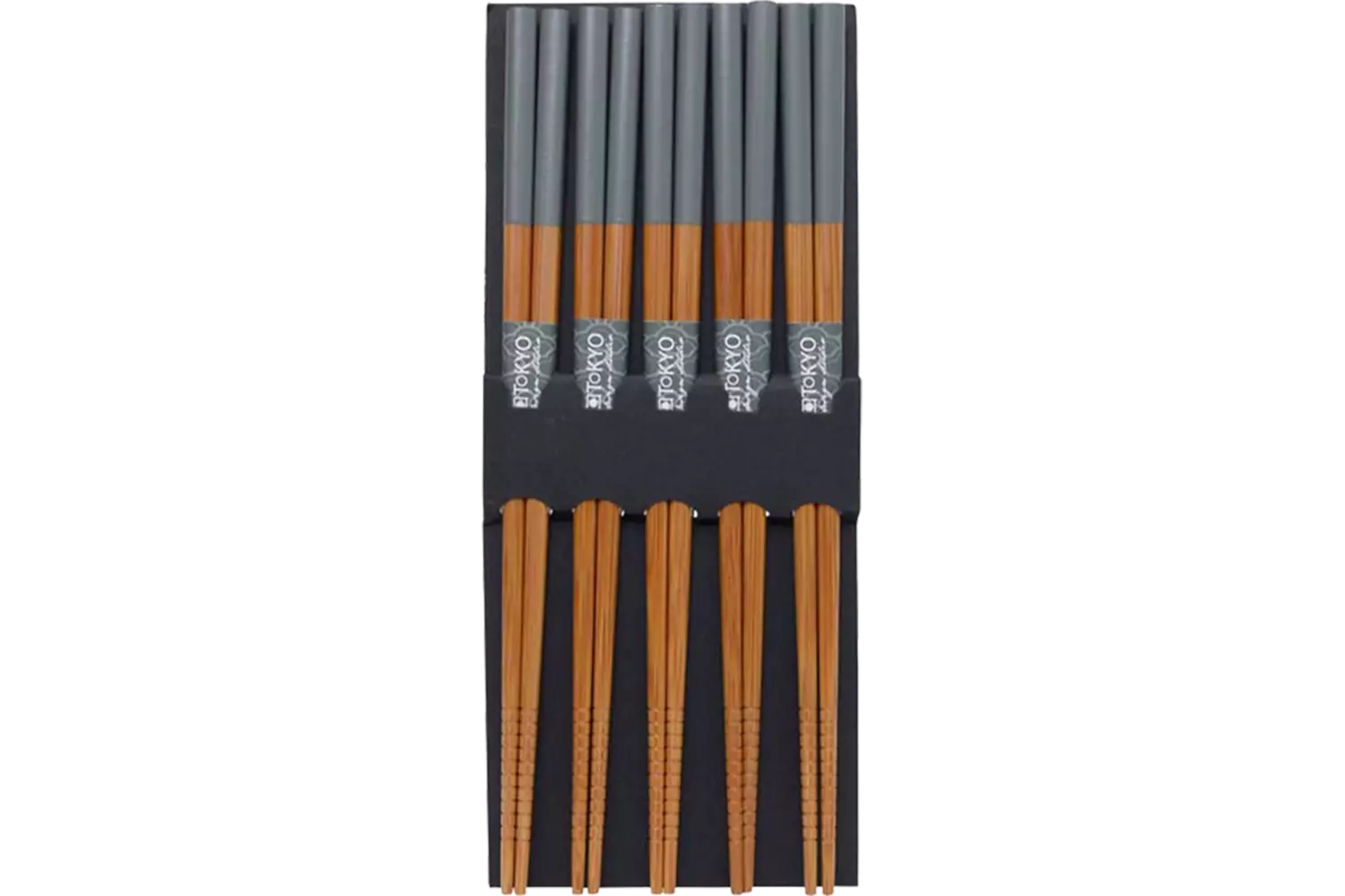 Tokyo Design Studio - Chopsticks Bamboo Grey 5 pair