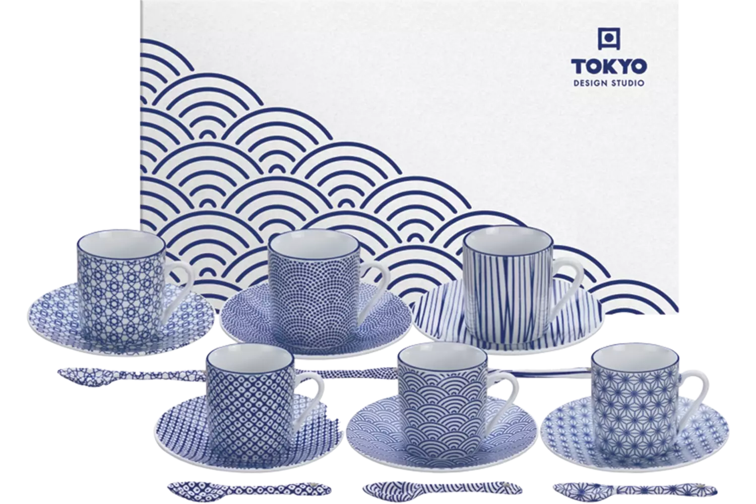 Tokyo Design Studio - Espresso Set Nippon Blue 80ml