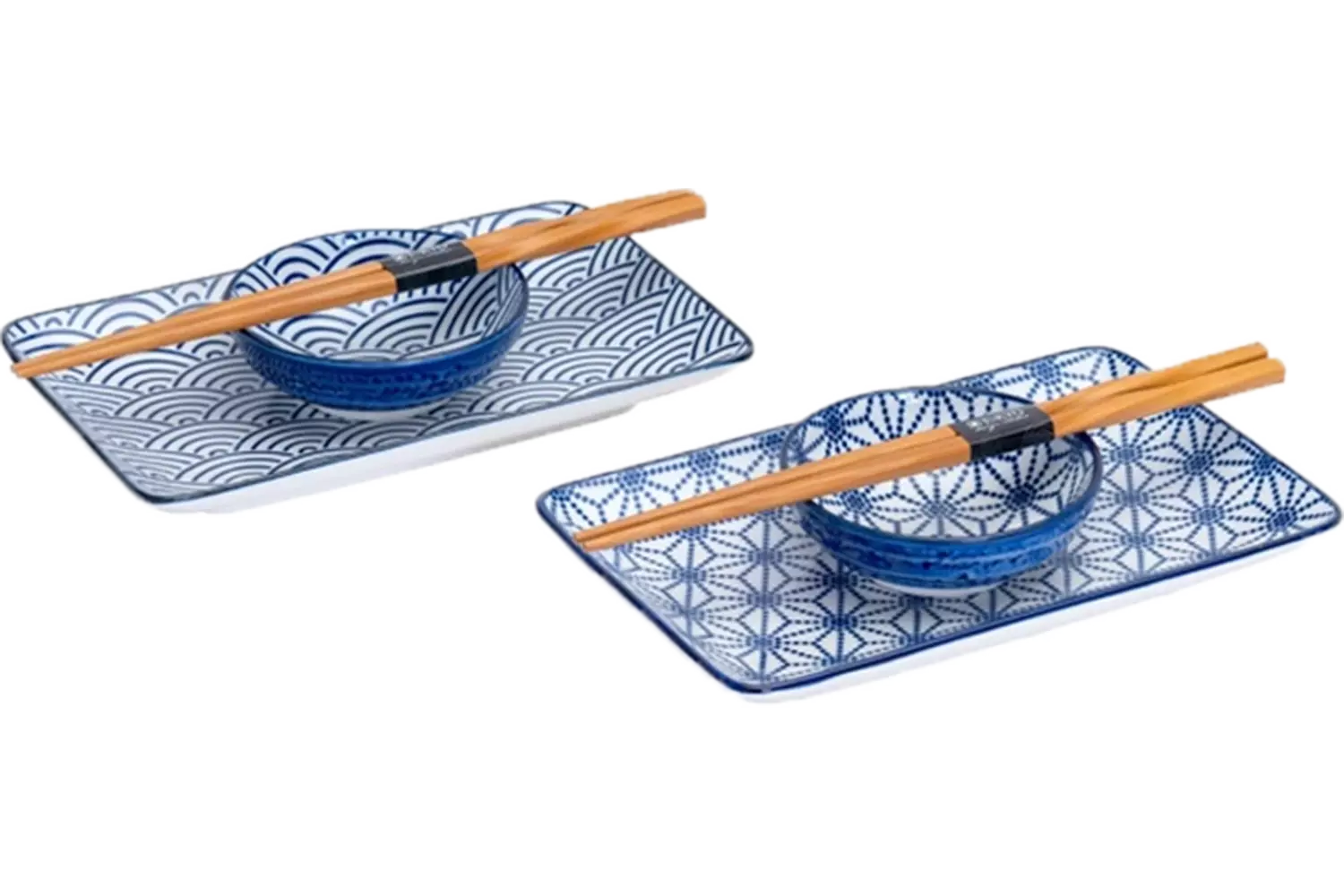 Tokyo Design Studio - Sushi Plate Giftset Nippon Blue