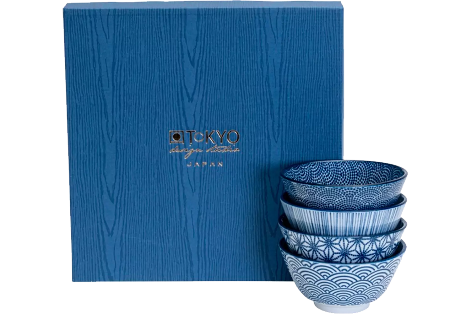 Tokyo Design Studio - Rice Bowl Giftbox Nippon Blue