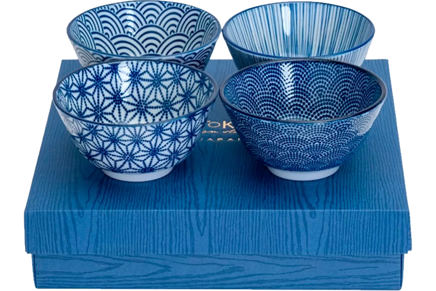 Tokyo Design Studio - Rice Bowl Giftbox Nippon Blue